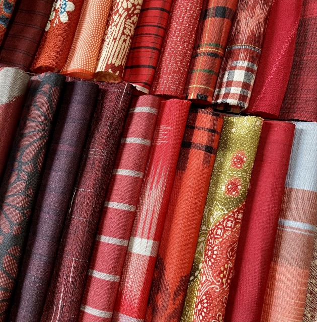 Various types of fabrics